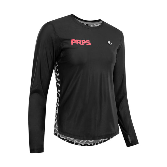 Official Team PRPS Women Long Sleeve Running Shirt Hypermesh ELITE Purpose